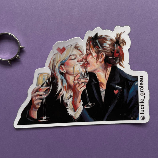 sapphic IV sticker